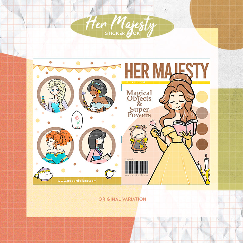 Her Majesty | PaperDollzCo Planner | Sticker Book | CB007a