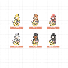 Her Majesty | PaperDollzCo Planner | Sticker Book | CB007a