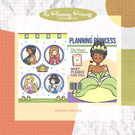 Planning Princess |  PaperDollzCo Planner | Sticker Book | CB007b