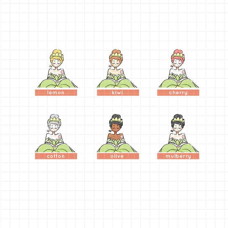 Planning Princess |  PaperDollzCo Planner | Sticker Book | CB007b