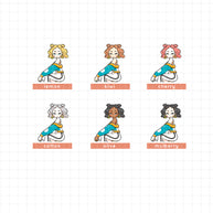 Remember the 90's I PaperDollzCo Planner I Sticker Book | CB008