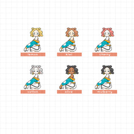 Remember the 90's I PaperDollzCo Planner I Sticker Book | CB008