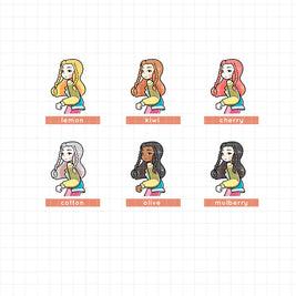 Back When 90's |  PaperDollzCo Planner | Sticker Book | CB009