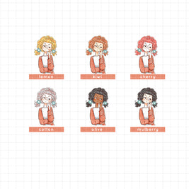 Spring Style I PaperDollzCo Planner I Sticker Book | CB010a