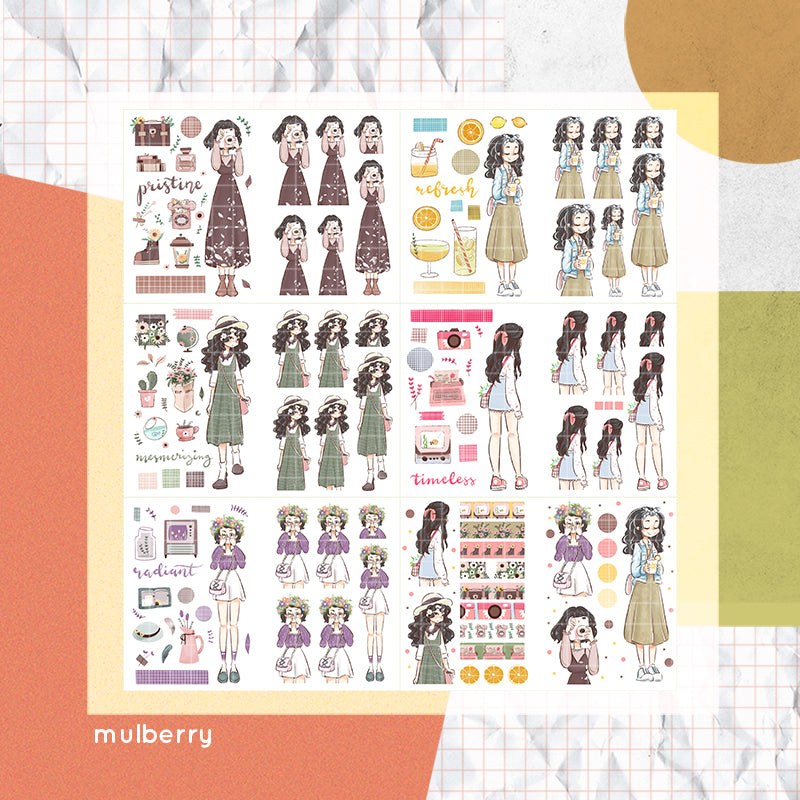Spring Thing I PaperDollzCo Planner I Sticker Book | CB010b