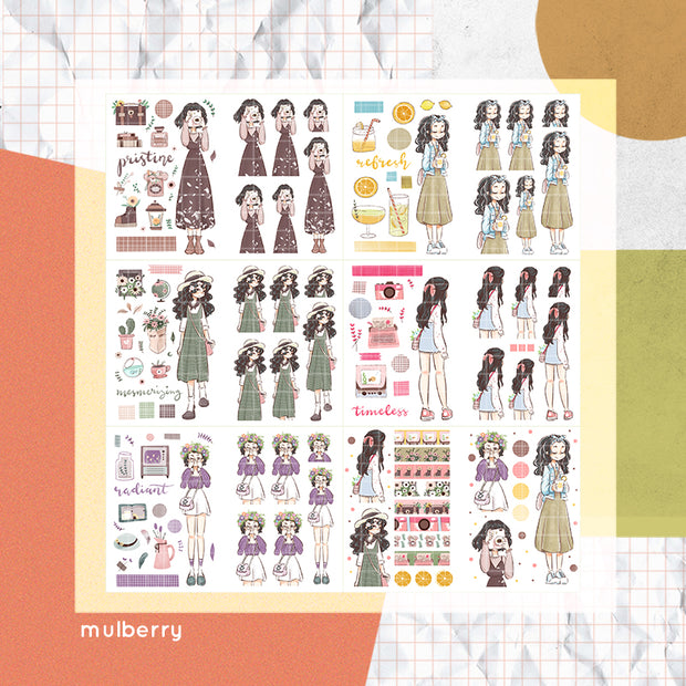 Spring Thing I PaperDollzCo Planner I Sticker Book | CB010b