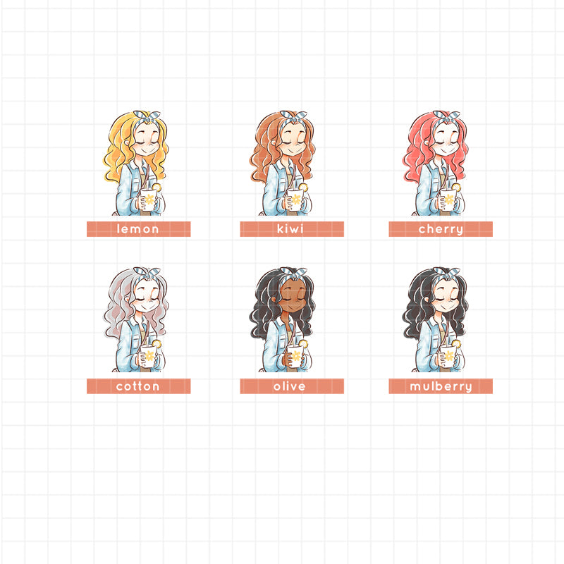 Spring Thing I PaperDollzCo Planner I Sticker Book | CB010b