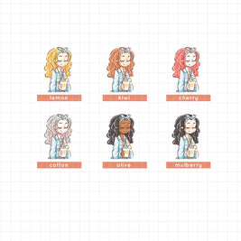 Spring Thing I PaperDollzCo Planner I Sticker Book | CB010b