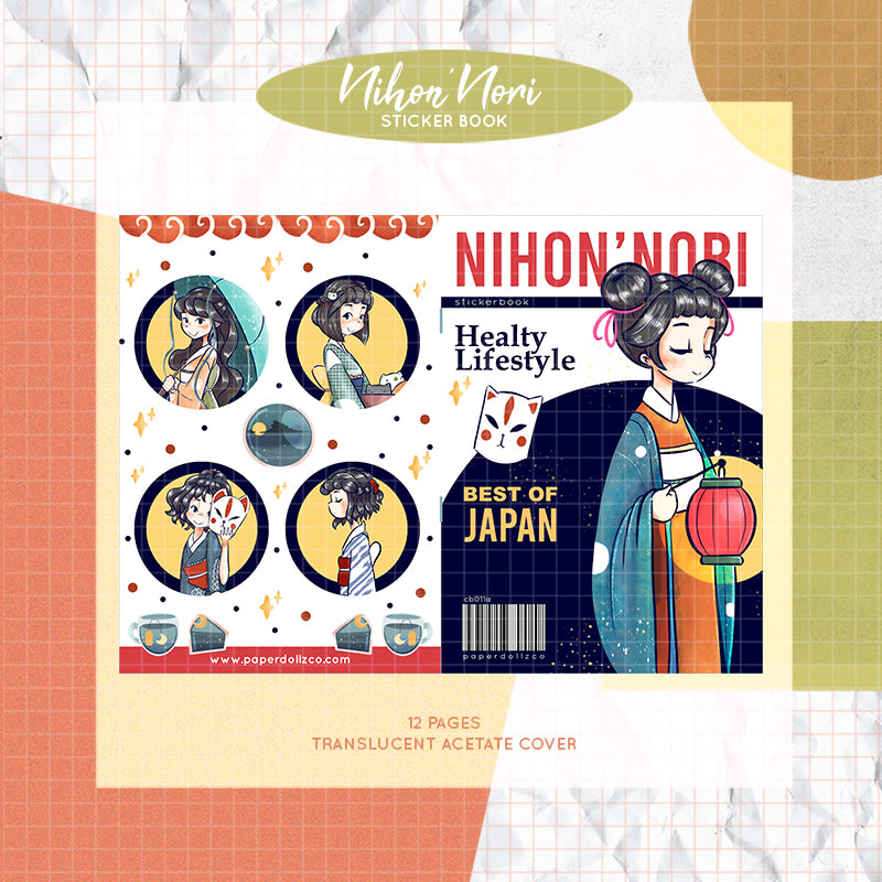 Nihon'Nobi I PaperDollzCo Planner I Sticker Book | CB011a