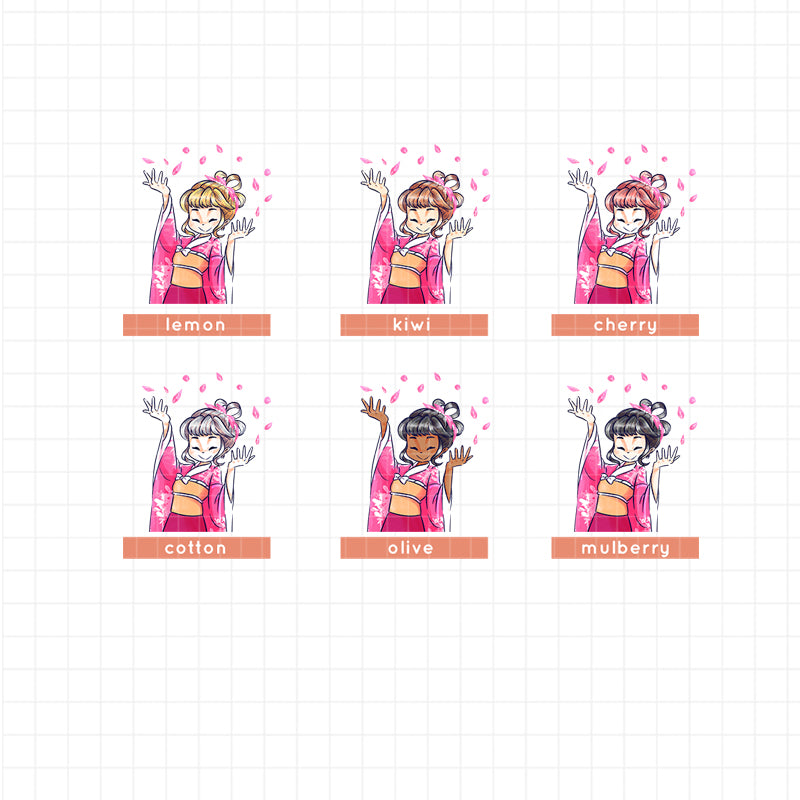 Tokyo Wanderer I PaperDollzCo Planner I Sticker Book | CB011b