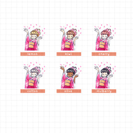 Tokyo Wanderer I PaperDollzCo Planner I Sticker Book | CB011b