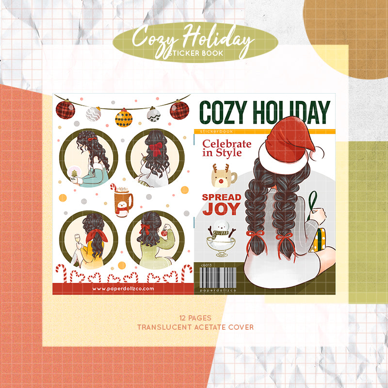 Cozy Holiday I PaperDollzCo Planner I Sticker Book | CB013