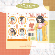 Fall In Love I PaperDollzCo Planner I Sticker Book | CB014