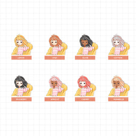 Fall In Love I PaperDollzCo Planner I Sticker Book | CB014