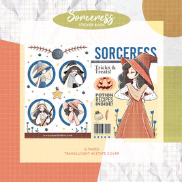 Sorceress I PaperDollzCo Planner I Sticker Book | CB015