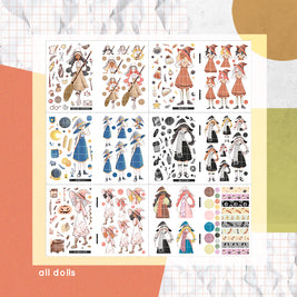 Sorceress I PaperDollzCo Planner I Sticker Book | CB015