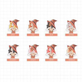 Sorceress I PaperDollzCo Planner I Sticker Book | CB015