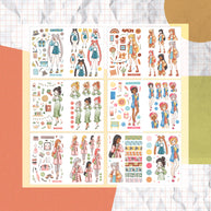 Sailor Bloom | Paperdollzco | Sticker Book | CB018