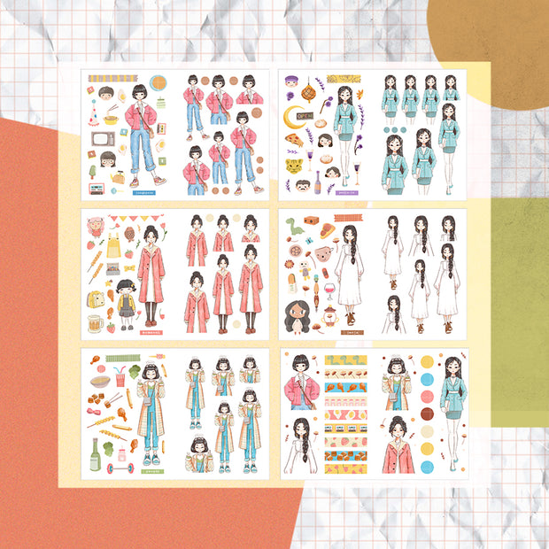 Leading Ladies Korean Drama | PaperDollzCo Planner | Sticker Book | CB019