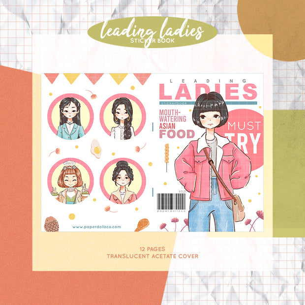 Leading Ladies Korean Drama | PaperDollzCo Planner | Sticker Book | CB019