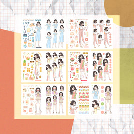 Sweet Summer | PaperDollzCo Planner | Sticker Book | CB020