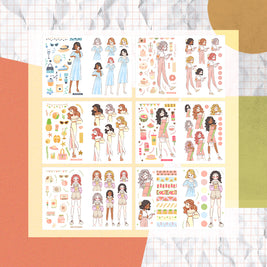 Sweet Summer | PaperDollzCo Planner | Sticker Book | CB020