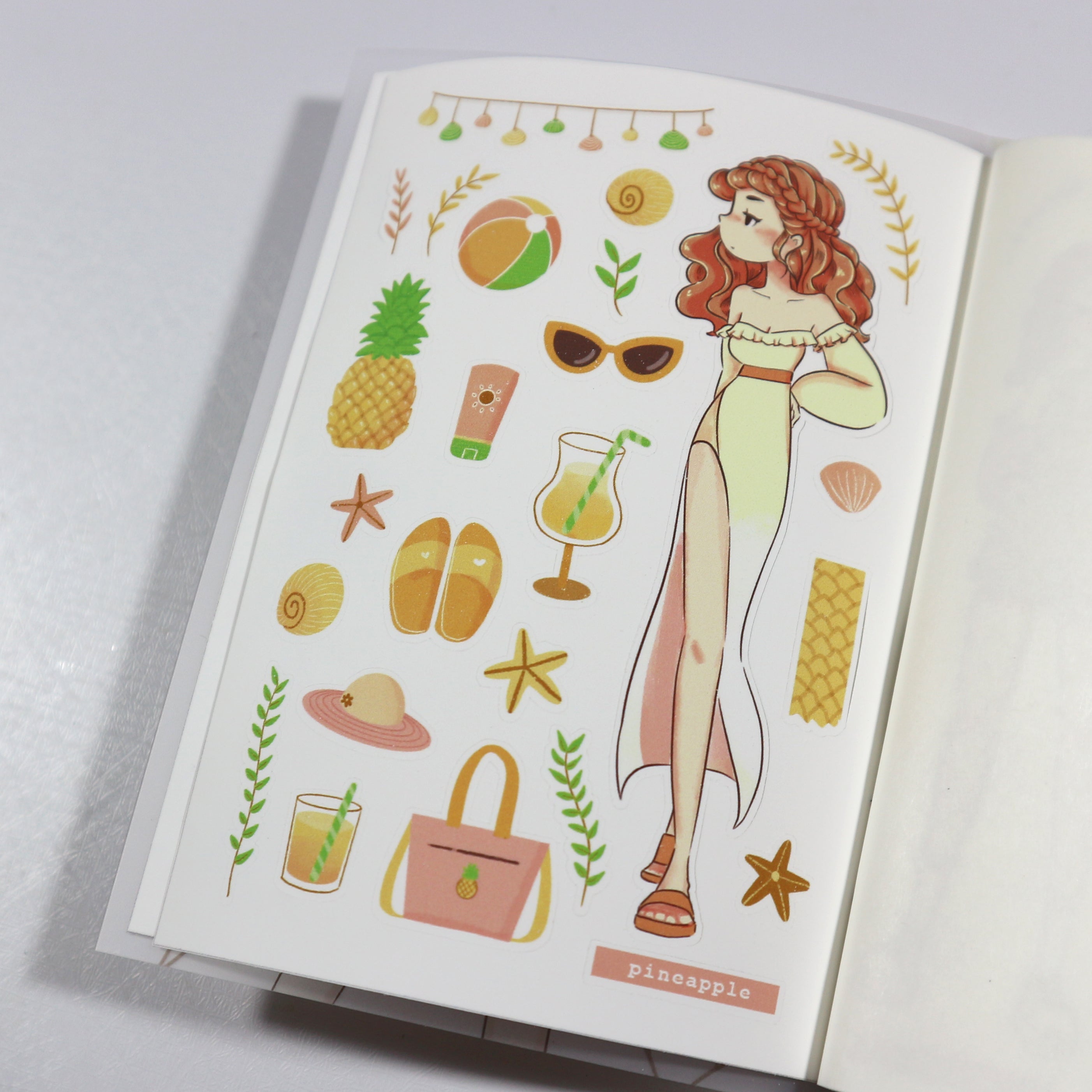 Sweet Summer | PaperDollzCo Planner | Sticker Book | CB020