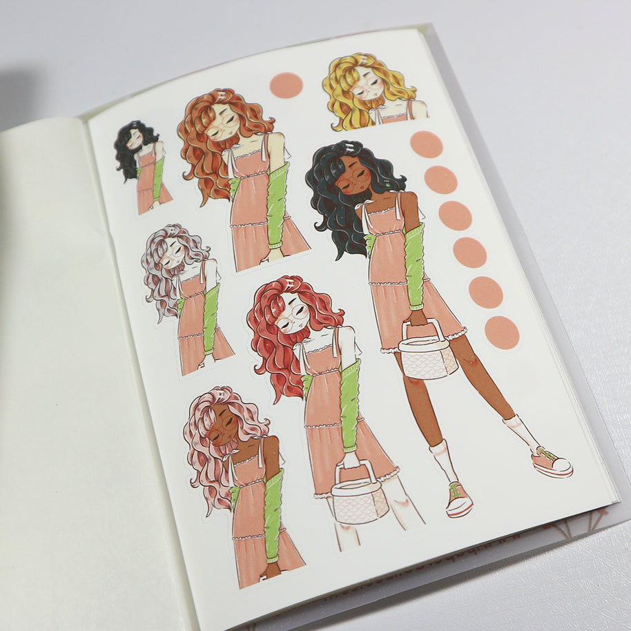 Sweet Summer | PaperDollzCo Planner | Sticker Book | CB020