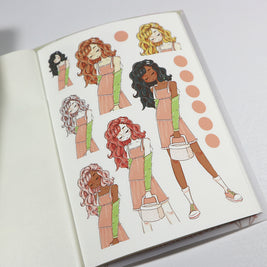 Sweet Summer | PaperDollzCo Planner | Sticker Book | CB020