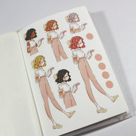 Sweet Summer | PaperDollzCo Planner | Sticker Book | CB020