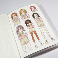 Sweet Summer | PaperDollzCo Planner | Sticker Book | CB020