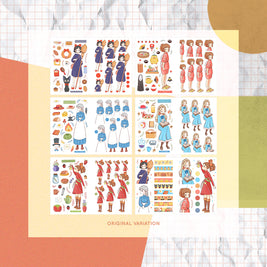 Surprising Adventures |  PaperDollzCo Planner |  Sticker Book | CB021