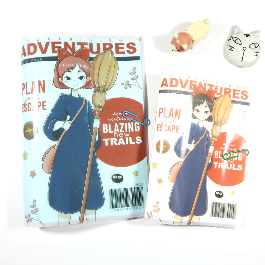 Surprising Adventures |  PaperDollzCo Planner |  Sticker Book | CB021