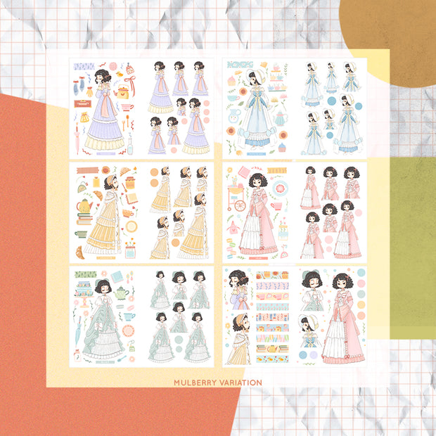 Tea Party  | PaperDollzCo Planner  | Sticker Book | CB022