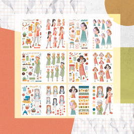 Snow Puff  | PaperDollzCo Planner | Sticker Book | CB025