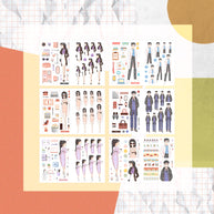 Workaholic   | PaperDollzCo Planner | Sticker Book | CB026