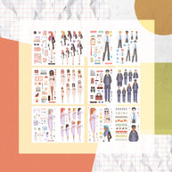 Workaholic   | PaperDollzCo Planner | Sticker Book | CB026