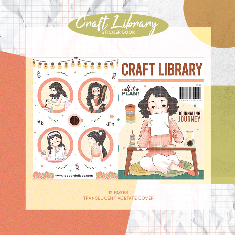 Craft Library |  PaperDollzCo Planner |  Sticker Book | CB027