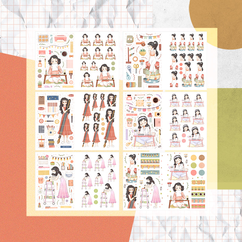Craft Library |  PaperDollzCo Planner |  Sticker Book | CB027
