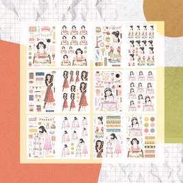Craft Library |  PaperDollzCo Planner |  Sticker Book | CB027