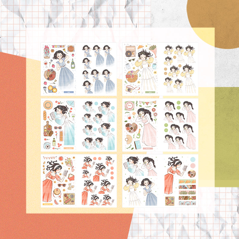 Picnic Diaries  |  PaperDollzCo Planner  |  Sticker Book | CB029