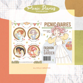 Picnic Diaries  |  PaperDollzCo Planner  |  Sticker Book | CB029