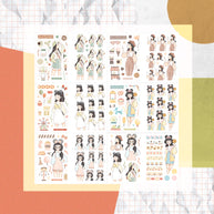 My Fair Ladies | PaperDollzCo Planner  | Sticker Book | CB030