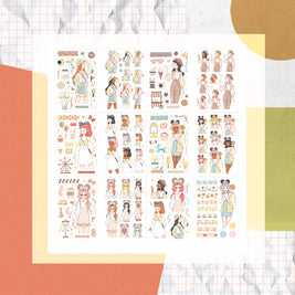 My Fair Ladies | PaperDollzCo Planner  | Sticker Book | CB030