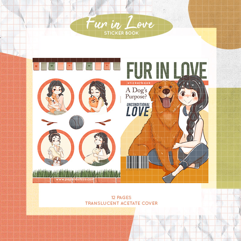 Fur In Love | PaperDollzCo Planner | Sticker Book | CB033