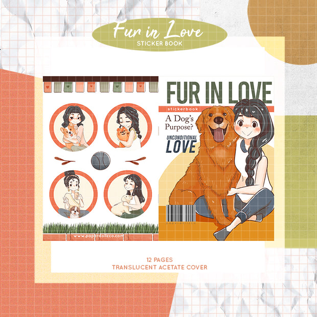 Fur In Love | PaperDollzCo Planner | Sticker Book | CB033