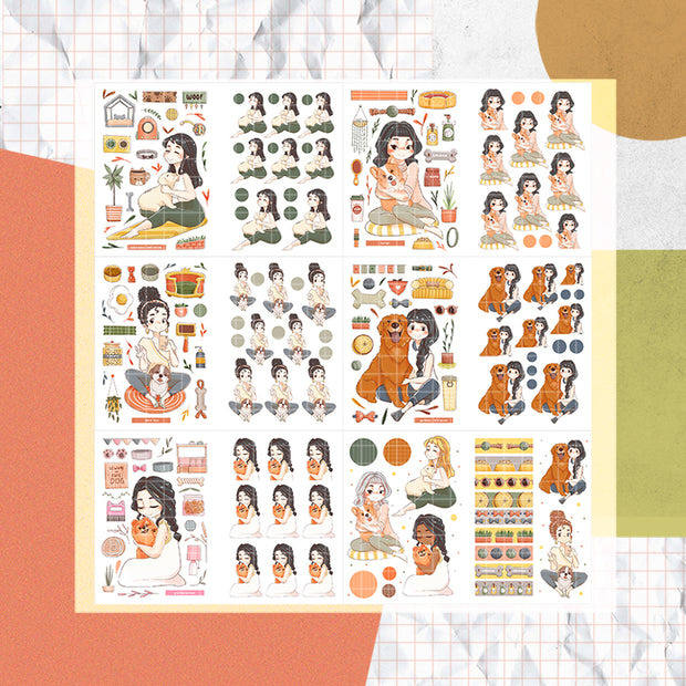 Fur In Love | PaperDollzCo Planner | Sticker Book | CB033