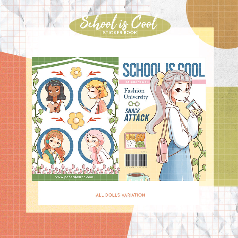 School Is Cool | Sticker Book | CB034