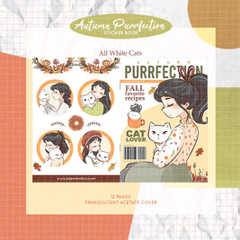 Autumn Purrfection |  PaperDollzCo Planner |  Sticker Book | CB039W