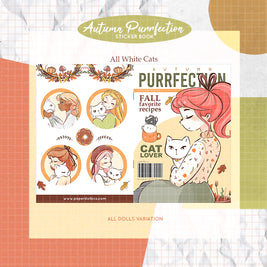 Autumn Purrfection |  PaperDollzCo Planner |  Sticker Book | CB039W